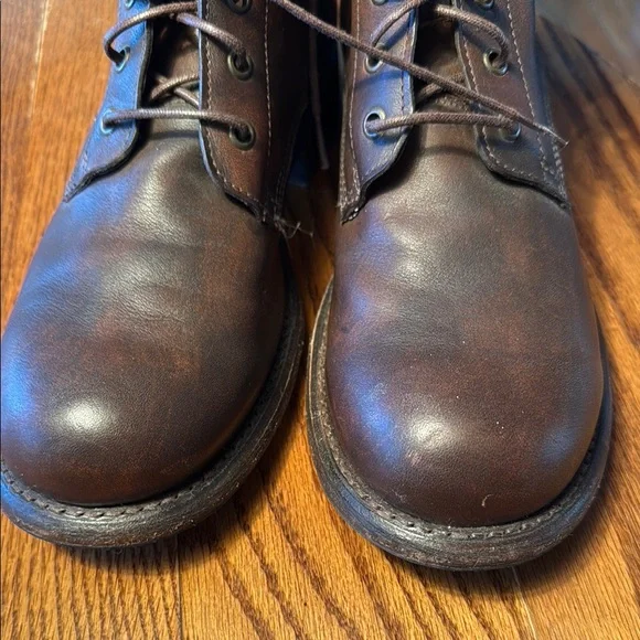 Brown Leather UNISEX Boots 8.5D